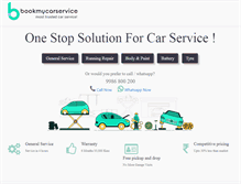 Tablet Screenshot of bookmycarservice.in
